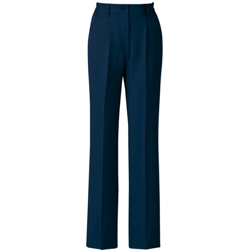 レディースパンツ(1タック) ネイビー LL