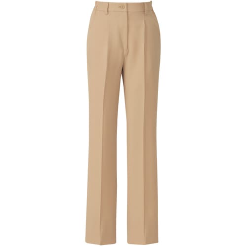 レディースパンツ(1タック) モカ SS