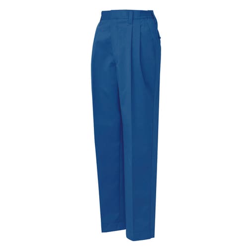 レディースパンツ(2タック) ブルー 3L