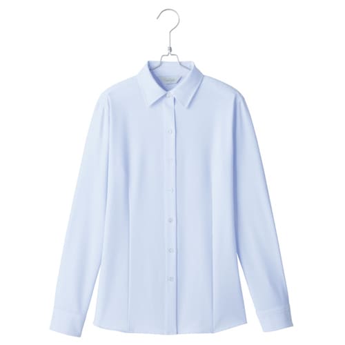 長袖ブラウス サックス 7