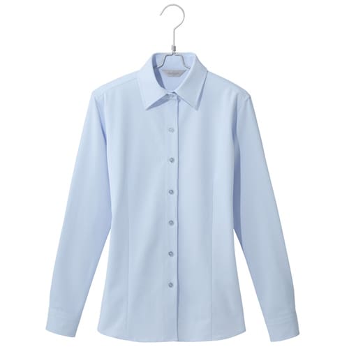 長袖ブラウス サックス 9