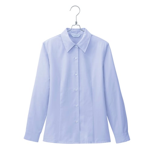 長袖ブラウス サックス 23