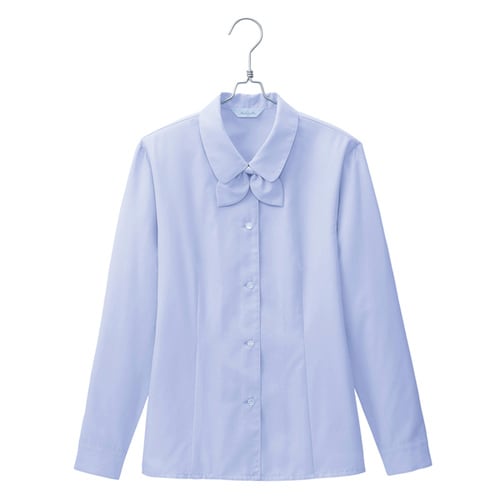 長袖ブラウス サックス 21