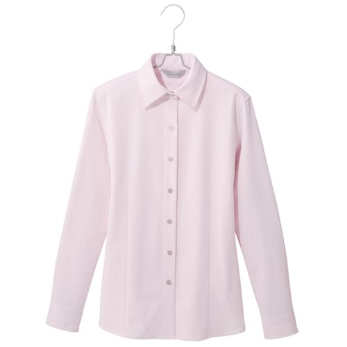 長袖ブラウス ピンク 13