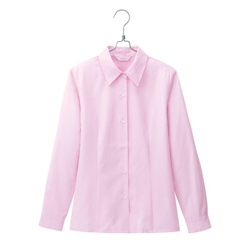 長袖ブラウス ピンク 11