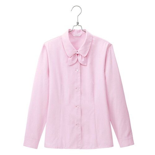 長袖ブラウス ピンク 5