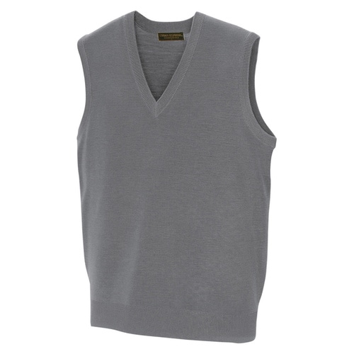 Vネックベスト グレー SS