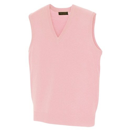 Vネックベスト ピンク LL