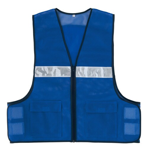 メッシュベスト ブルー F