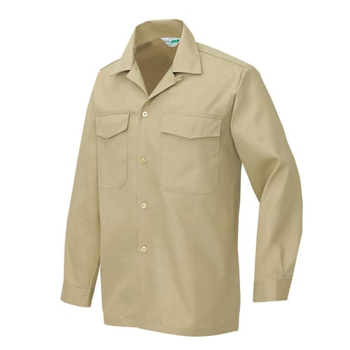 長袖シャツ カーキ M