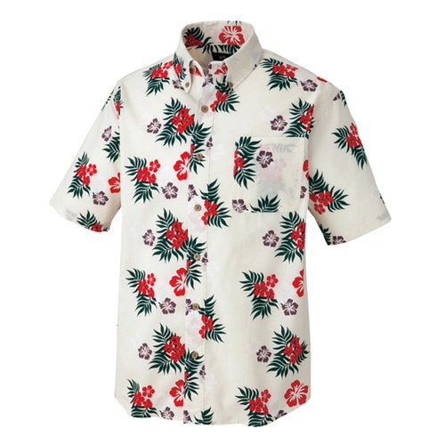 アロハシャツ(カジーマ) アイボリー M