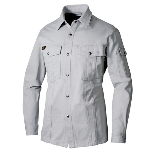 長袖シャツ(厚地) グレー M