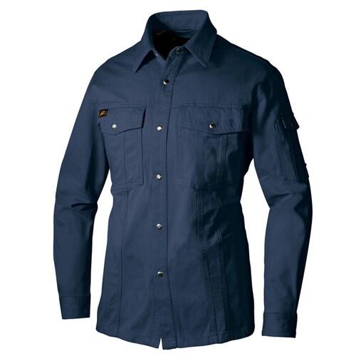 長袖シャツ(厚地) ネイビー S