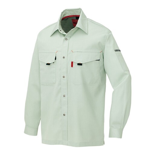 長袖シャツ アースグリーン LL