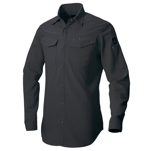 長袖シャツ チャコール L