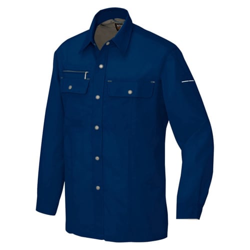 長袖シャツ ディープネイビー S