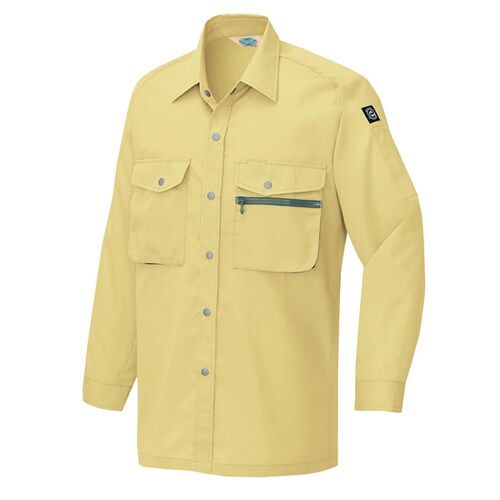 長袖シャツ マスタード 3L
