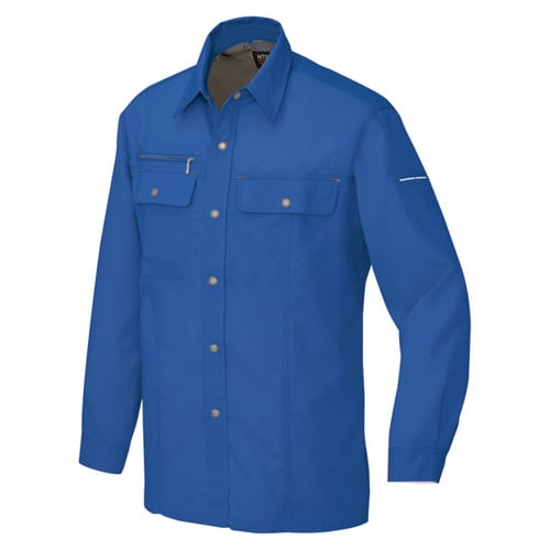 長袖シャツ Rブルー L