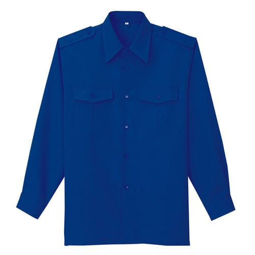 長袖シャツ ライトネイビー 5L