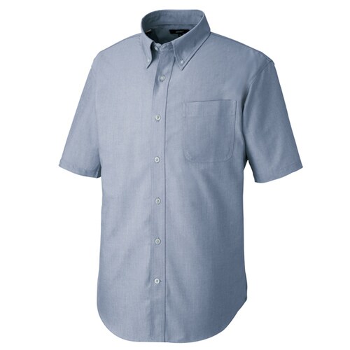 半袖ボタンダウンシャツ ネイビー 3L