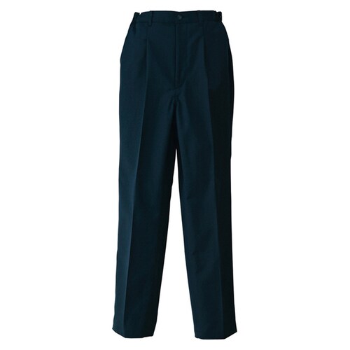 レディースチノパンツ(1タック) ネイビー 4L