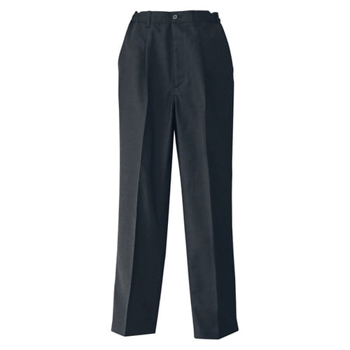 レディースチノパンツ(1タック) ブラック 6L