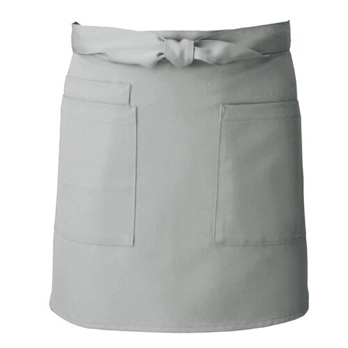 ショートエプロン グレー F