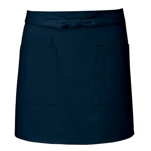 ショートエプロン ダークネイビー F