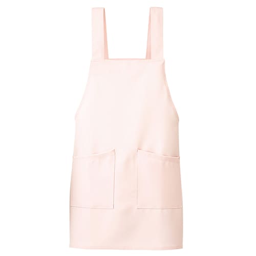 ショートエプロン ピンク F