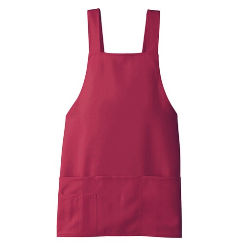 ショートエプロン ワイン F