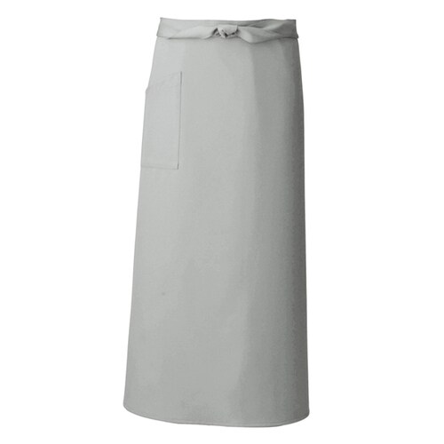 ロングエプロン グレー F