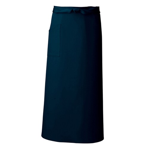 ロングエプロン ダークネイビー F