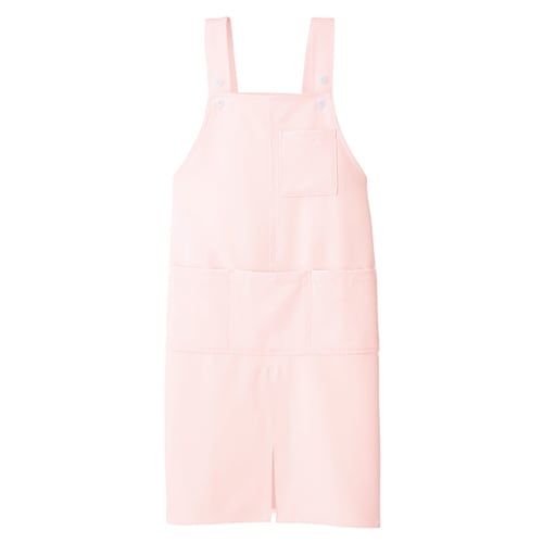 ロングエプロン ピンク F