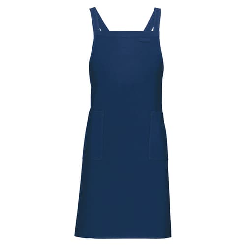 ワイドエプロン ネイビー F