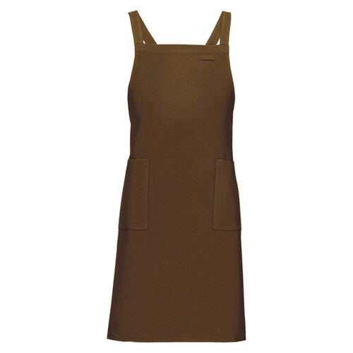 ワイドエプロン ブラウン F