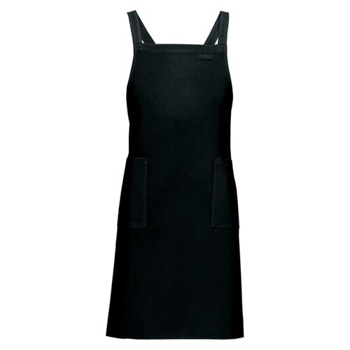 ワイドエプロン ブラック F