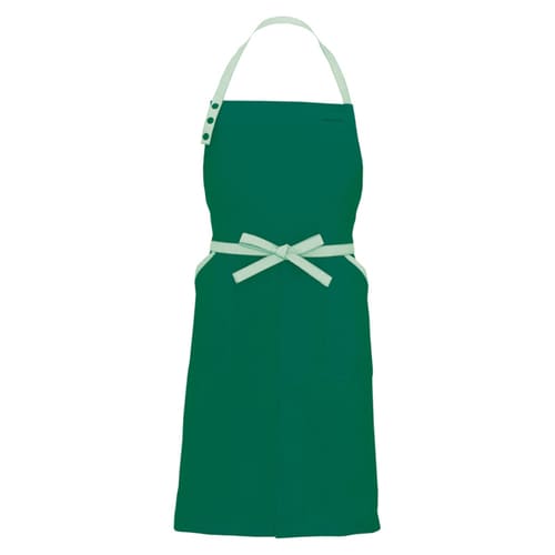 胸当てエプロン グリーン F