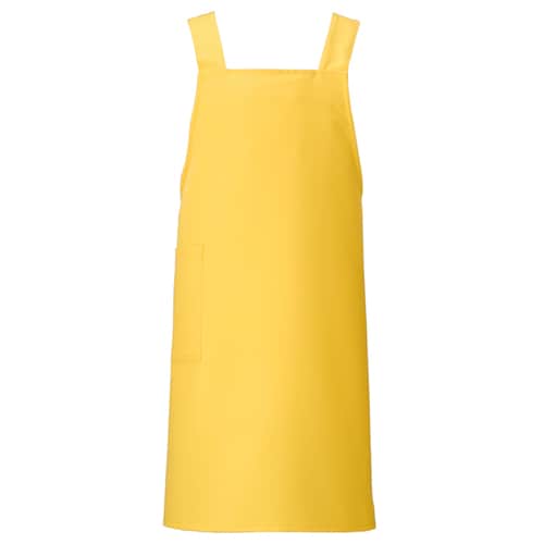 胸当てエプロン イエロー F