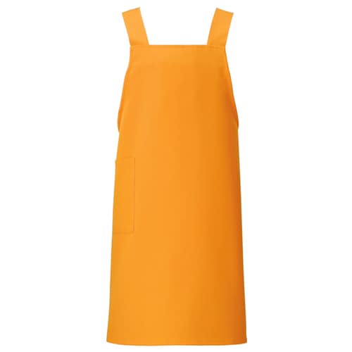 胸当てエプロン オレンジ F