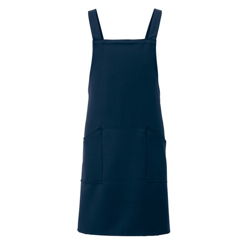 胸当てエプロン ダークネイビー F