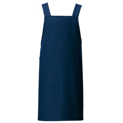 胸当てエプロン ネイビー F