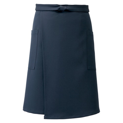 スリットエプロン ネイビー F