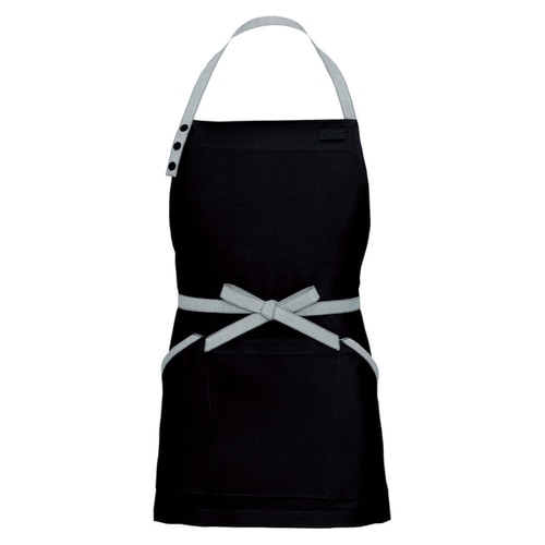 胸当てミニエプロン ブラック F