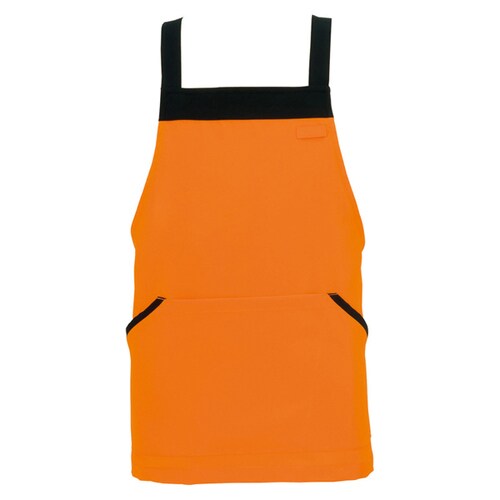 胸当てミニエプロン オレンジ F