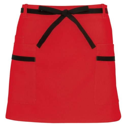 腰下エプロン レッド F