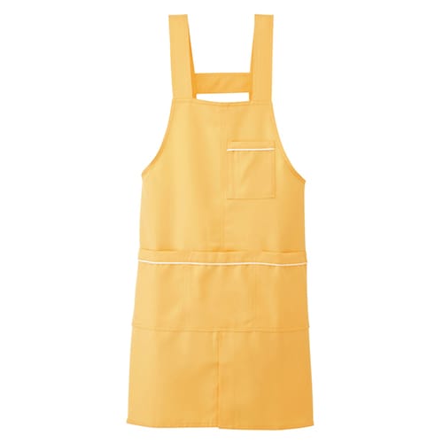 パイピングエプロン サンオレンジ F