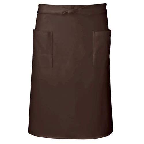 ミディエプロン ダークブラウン F