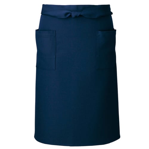 ミディエプロン ネイビー F