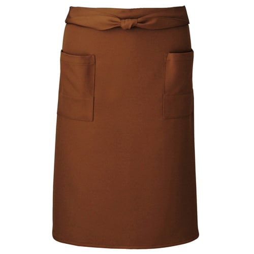 ミディエプロン ブラウン F