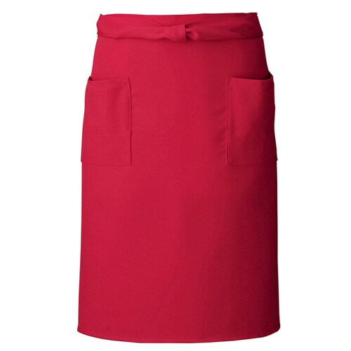 ミディエプロン レッド F